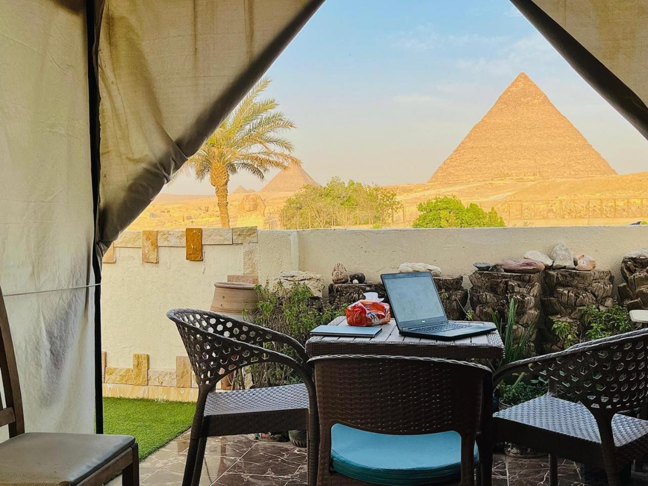 Kemet Pyramids Room View 开罗 外观 照片