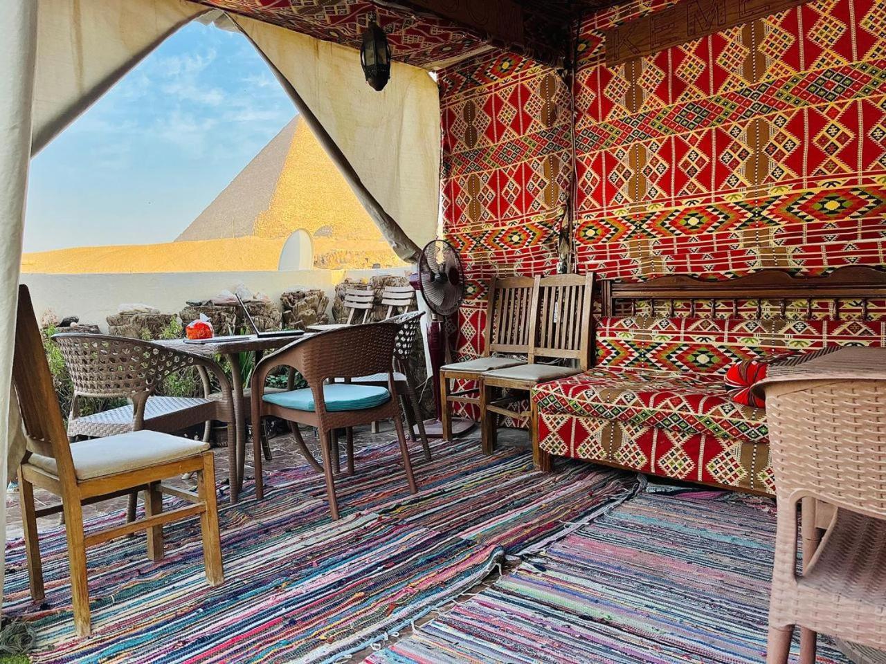 Kemet Pyramids Room View 开罗 外观 照片