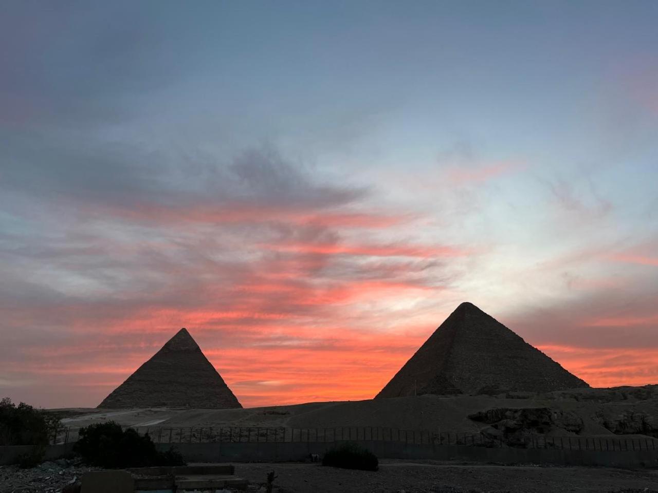 Kemet Pyramids Room View 开罗 外观 照片