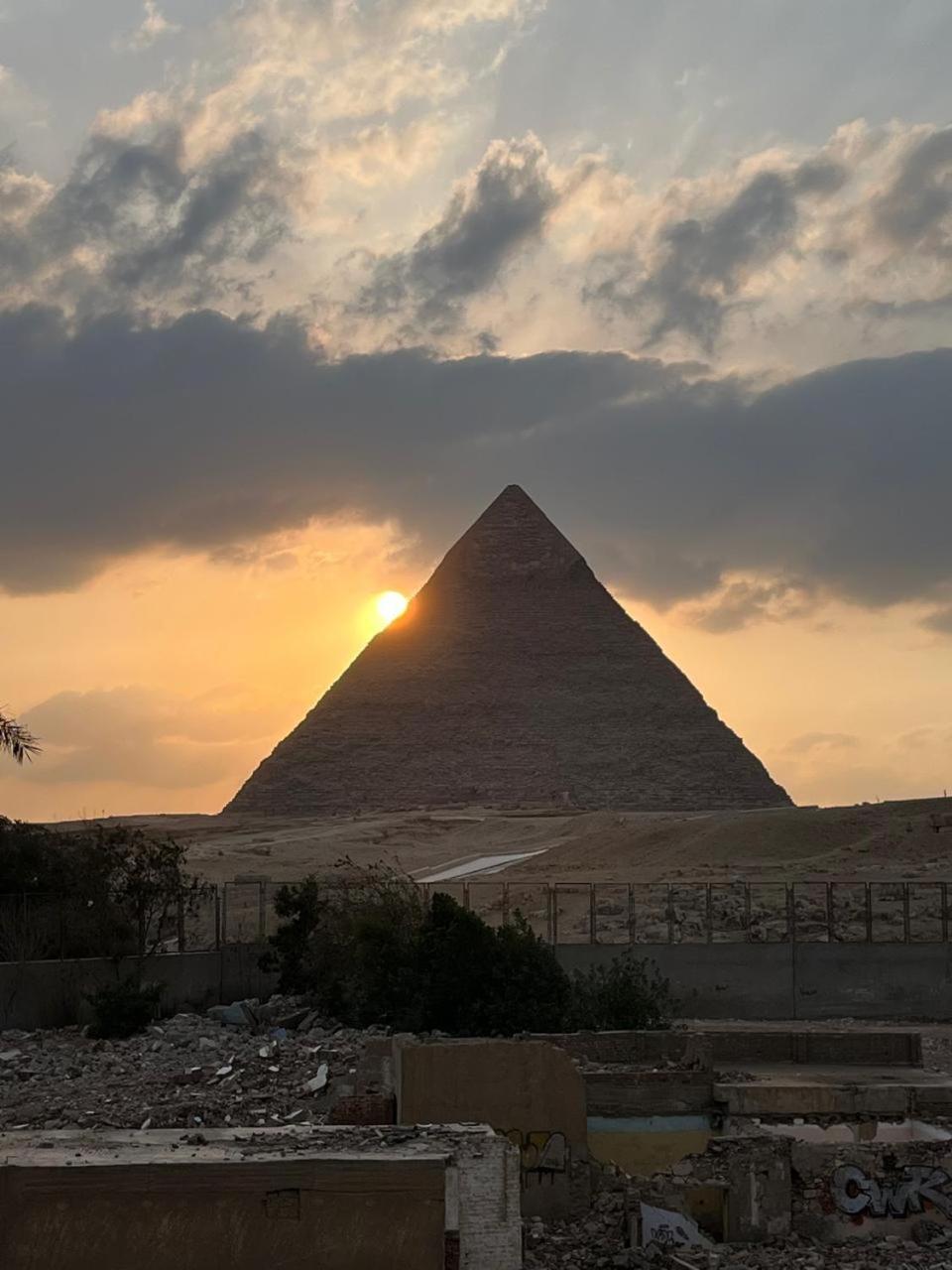 Kemet Pyramids Room View 开罗 外观 照片
