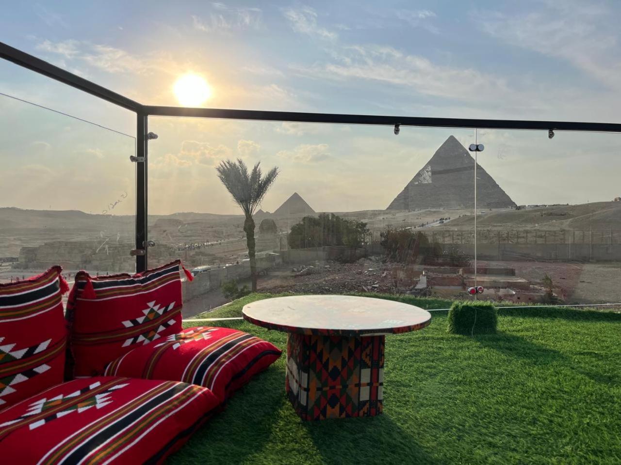 Kemet Pyramids Room View 开罗 外观 照片