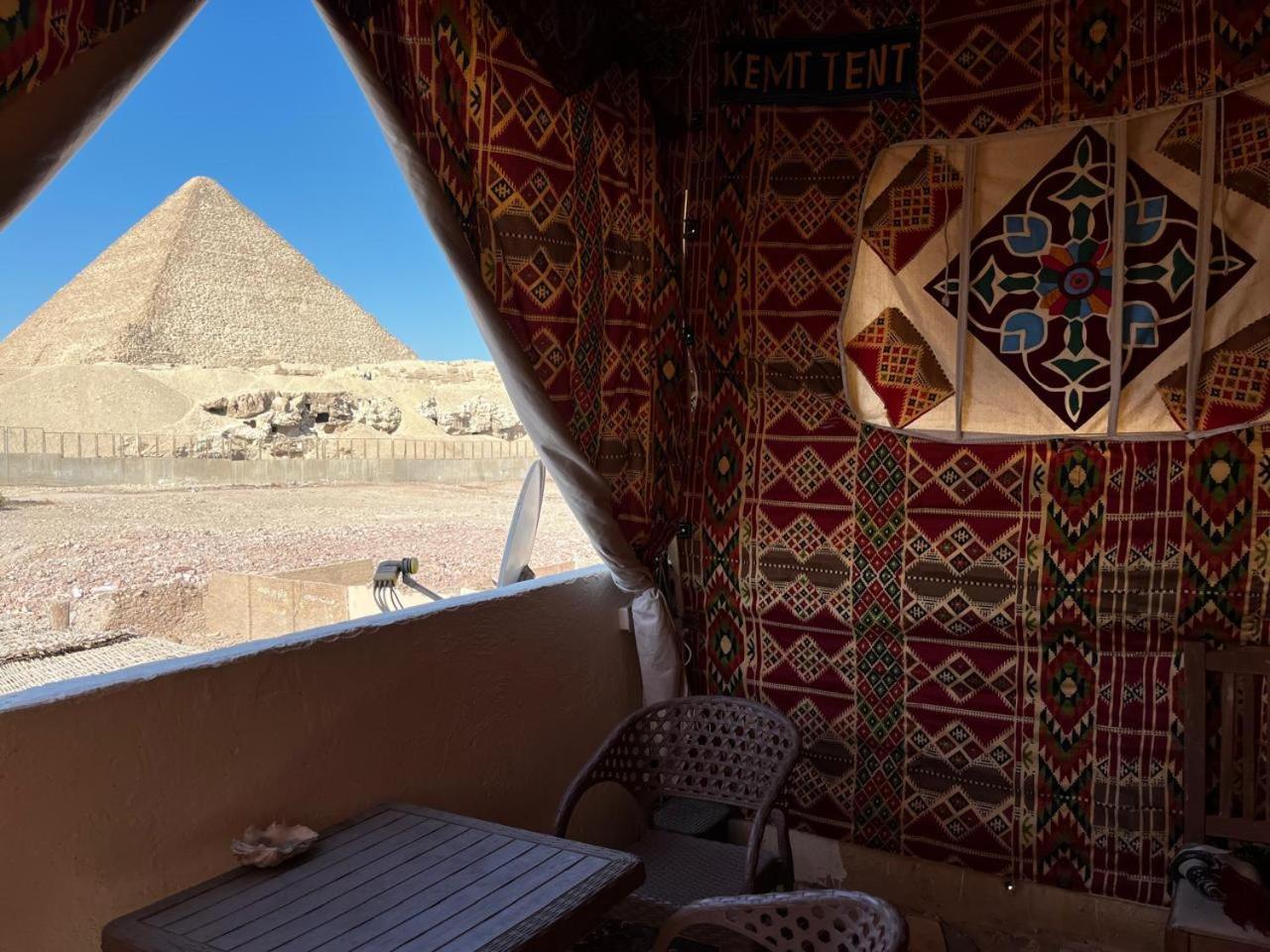 Kemet Pyramids Room View 开罗 外观 照片